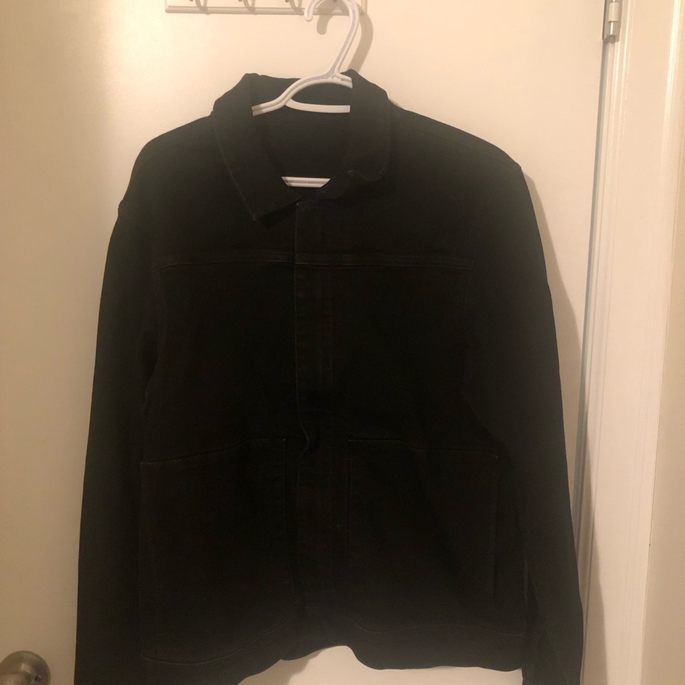 RYU stretch water resistant denim bomber jacket men’s small